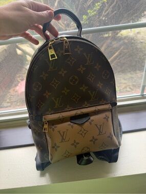 Louis Vuitton Brown Monogram Mini Backpack with Gold Hardware
